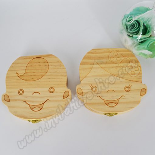 Cutiuta Lemn Bebelus pentru Dintisori si Suvita