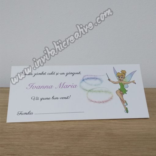 Plic de Bani Botez Haios cu Tinkerbell - Clopotica