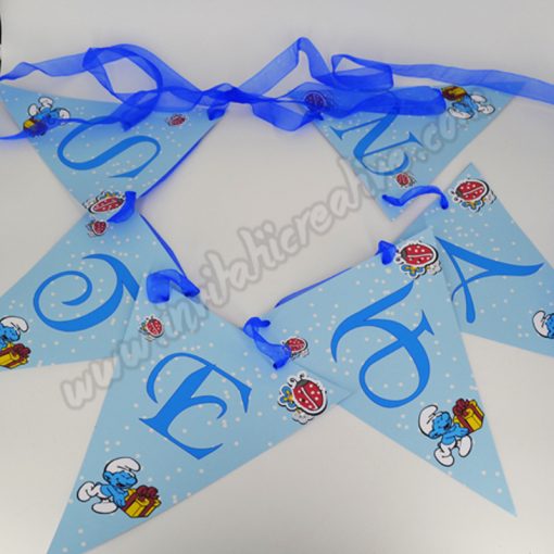 Ghirlanda Decor Stegulete Happy Smurf