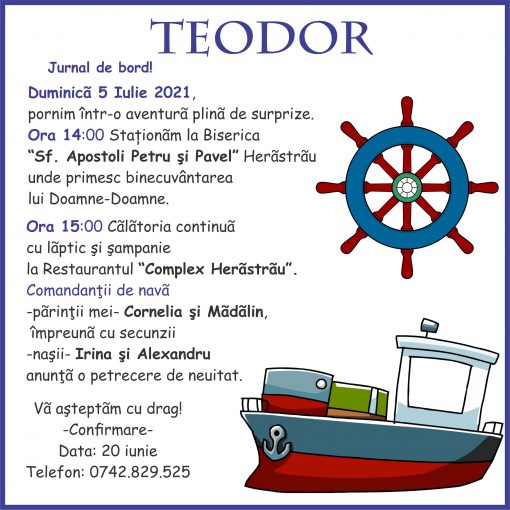 Invitatie electronica vaporas