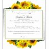 Invitatie electronica nunta floarea soarelui 2