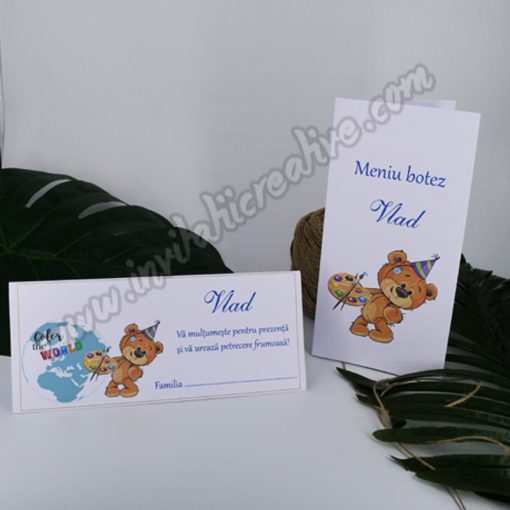 Alternative view of Meniu botez Ursulet pictor calator