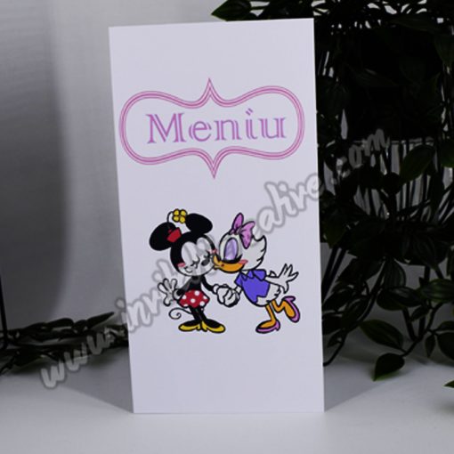 Meniu Botez Haios cu Minnie Mouse si Daisy Duck