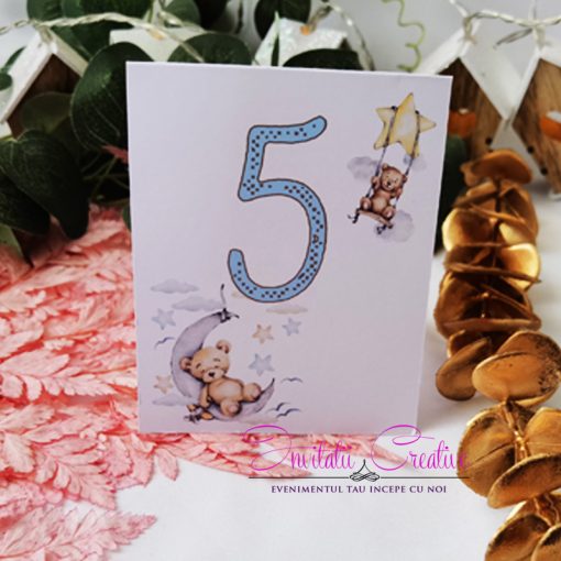 Numar de Masa Dragalas cu Ursulet Dormind pe Luna intre Stele