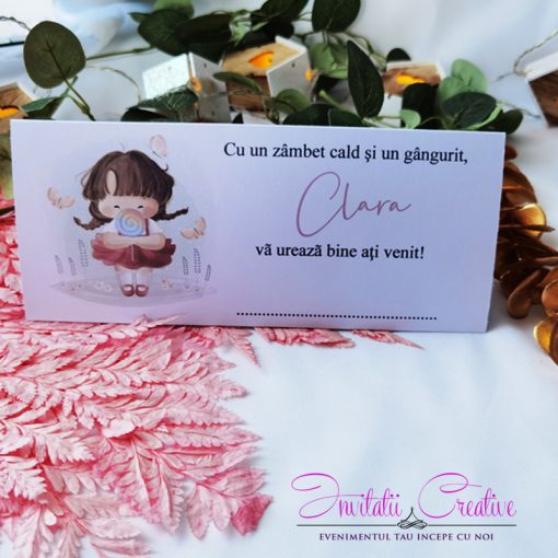 Alternative view of Plic de Bani Botez Haios Fetita cu Acadea