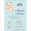 Invitatie Botez Digitala Ursulet si Jucarii de Bebe