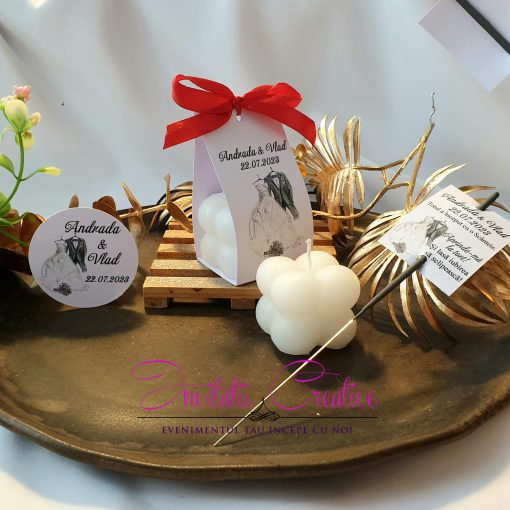 Alternative view of Artificii de Mana Dans-Tort Rochie mireasa si Costum Mire Elegante