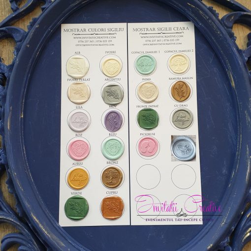 mostrar sigilii de ceara Invitatii Creative