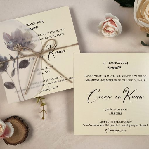 Invitatie de nunta eleganta 85841