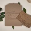 Invitatie de nunta kraft 85852