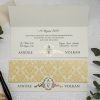 Invitatii de nunta cu design baroc 9178