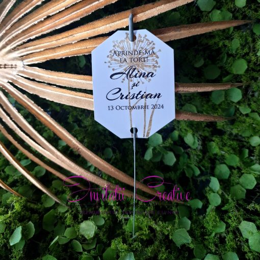 Artificii de Mana Dans-Tort Floare Papadie Aurie