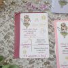 Invitatie de Botez Zana Eleganta cu Rochita verde