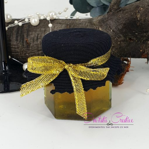 Marturie Eleganta Borcanel Miere 45ml Black-Gold