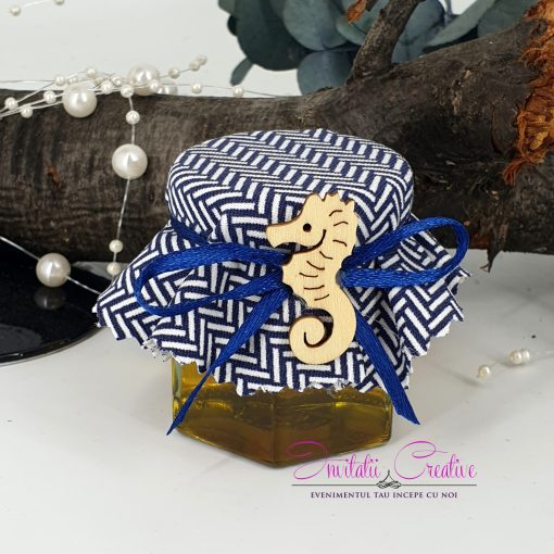 Marturie Borcanel Miere Navy cu Calut de Mare