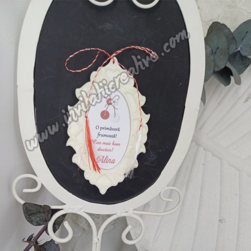 Martisor Rama Personalizata Mesaj Cea mai Buna Doctor