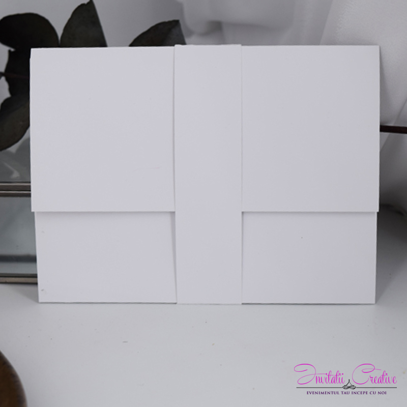 Invitatie de Nunta Ieftina cu Motiv Elegant Vintage - imagine 2