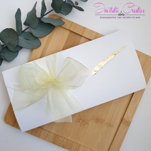 Invitatie de nunta simpla cu detalii fine aurii2