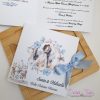 Invitatii nunta si botez Blue Pastel