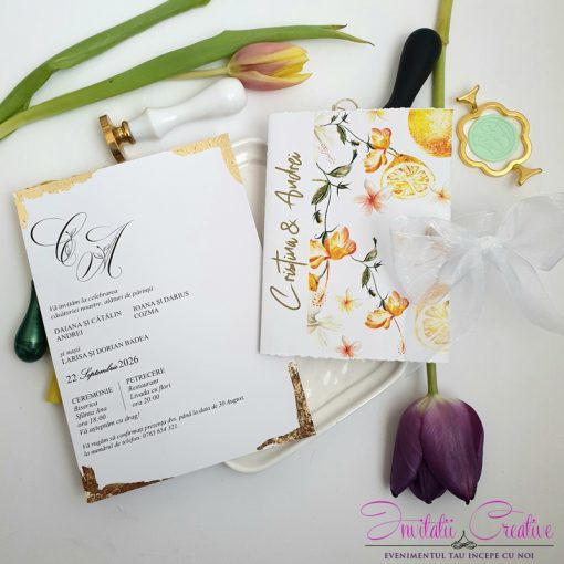 Model de invitatie nunta Portocale7