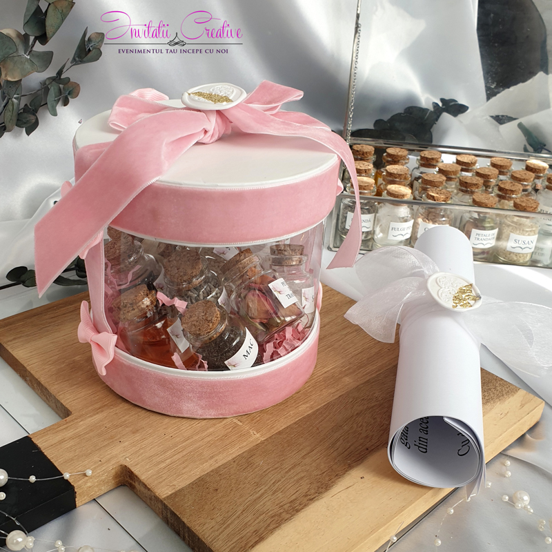 Set Mirodenii Baita de a doua zi cu Nasii in Cutie Catifea Set Mirodenii Baita de a doua zi cu Nasii in Cutie Catifea