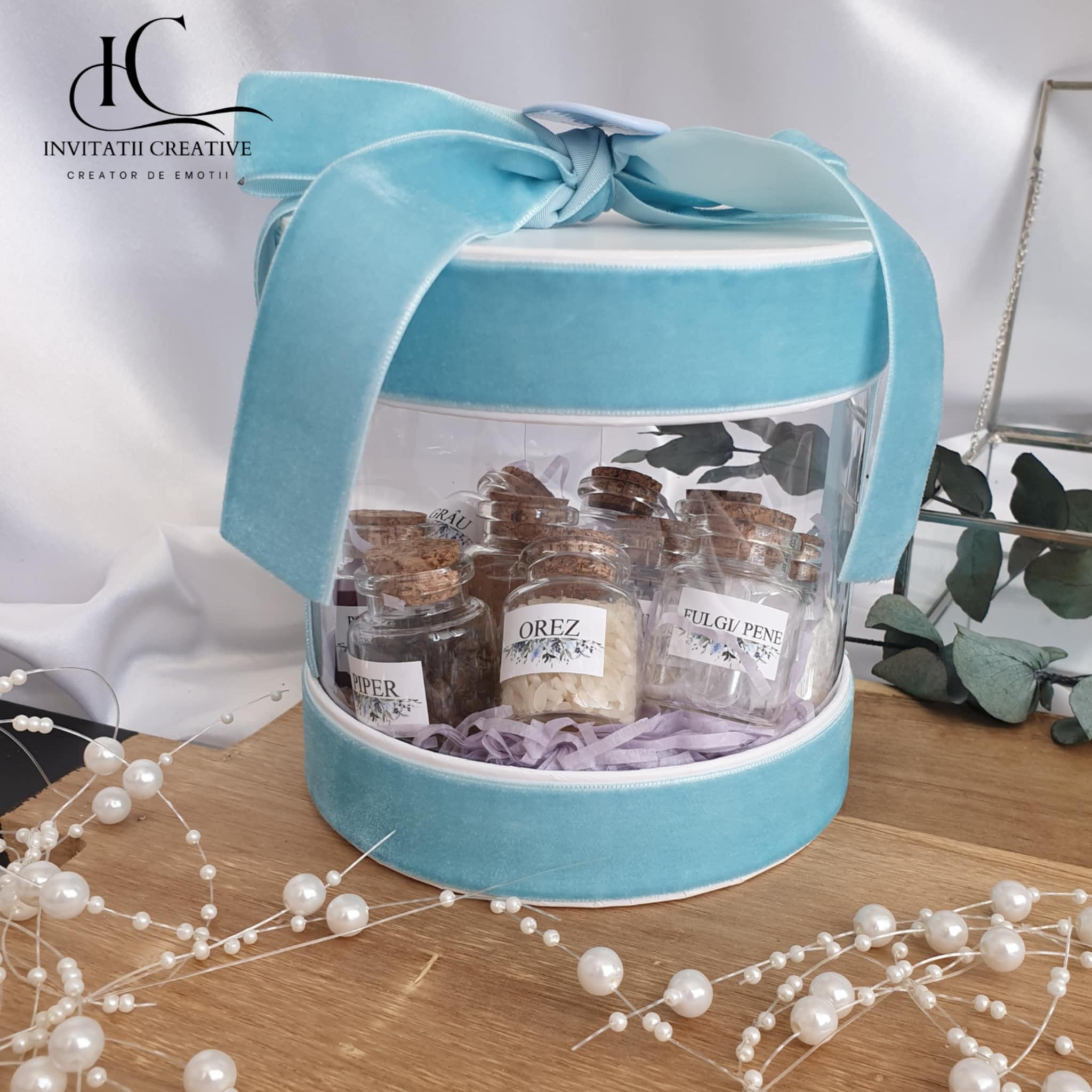 Set Mirodenii Baita de a doua zi cu Nasii in Cutie Catifea334