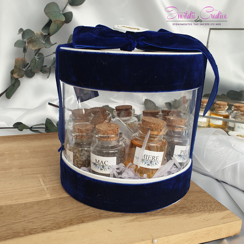 Set Mirodenii Baita de a doua zi cu Nasii in Cutie Catifea9