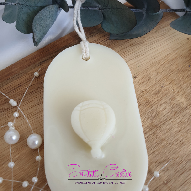 Marturie de botez odorizant dulap cu balon aer cald - imagine 2