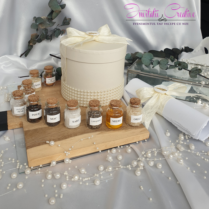 Set deluxe ivoire 2 mirodenii prima baita cu nasii7