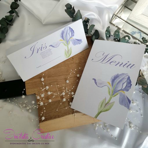 Alternative view of Plic de bani elegant cu floare de iris