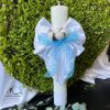 Invitatie de botez eleganta Cotton Blue3