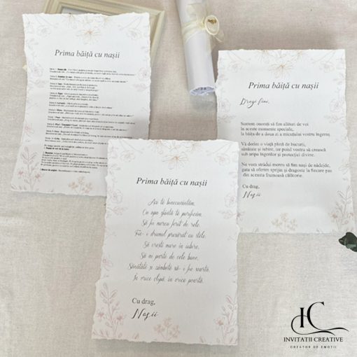 Set instructiuni mirodenii prima baita cu nasii minimalist