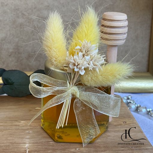 Marturie Borcănel cu miere și pufi galbeni