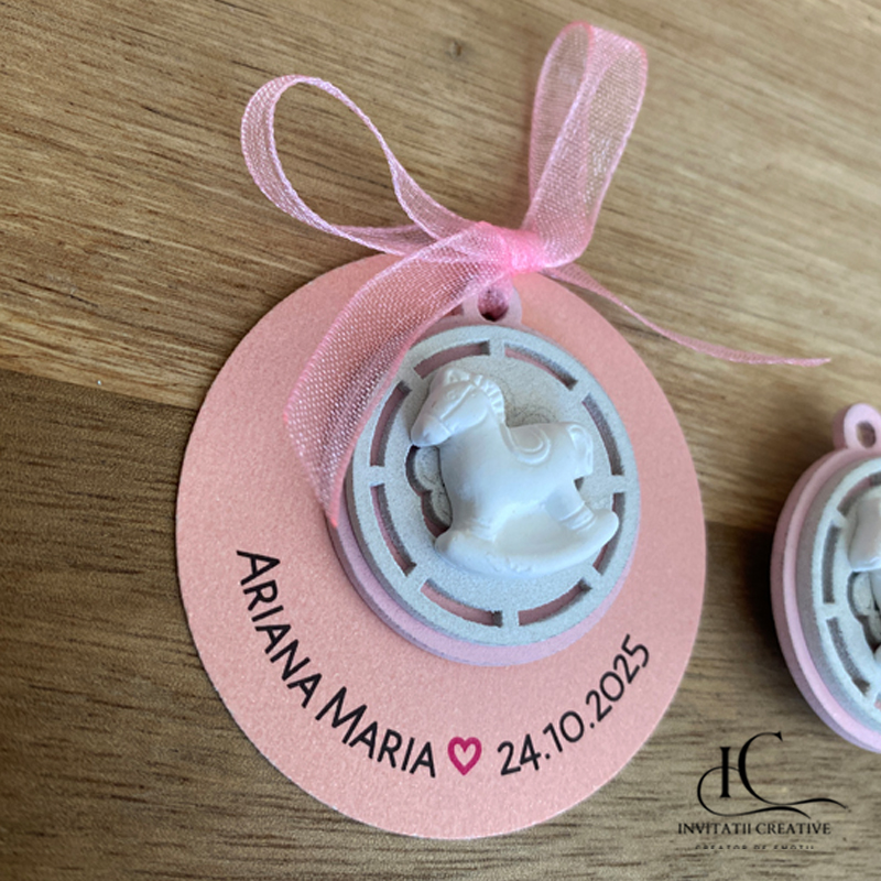 Marturii de botez fetita magnet calut - imagine 2