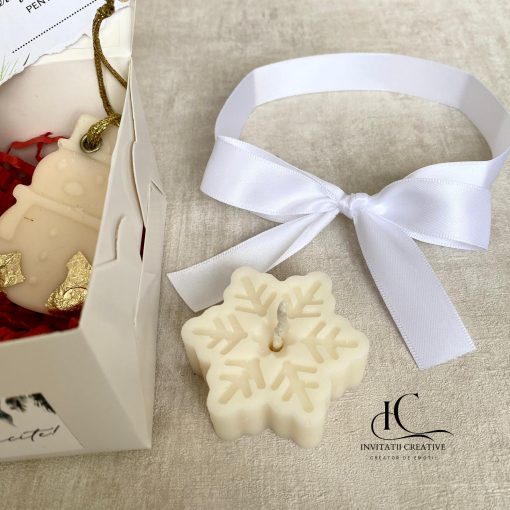 Alternative view of Cadou Craciun Set Tablete Odorizant Dulap si Lumanare Fulg