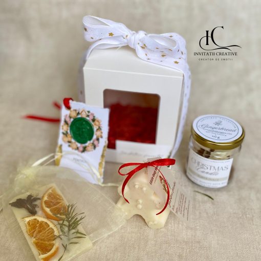 Cadou Deosebit Craciun Set Lumanari si Odorizant Tableta Parfumata