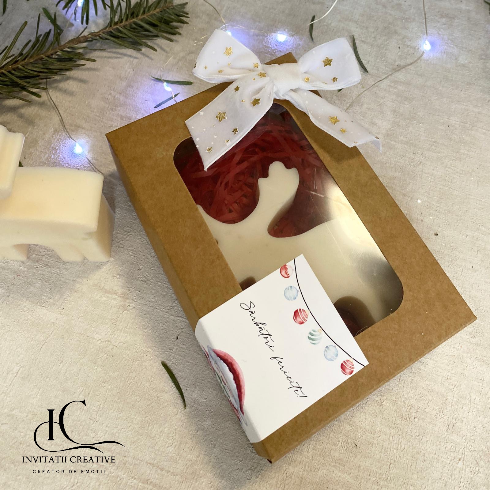 Cadou Sarbatori Lumanare Ceara Soia Parfumata Decorativa Ren - imagine 5