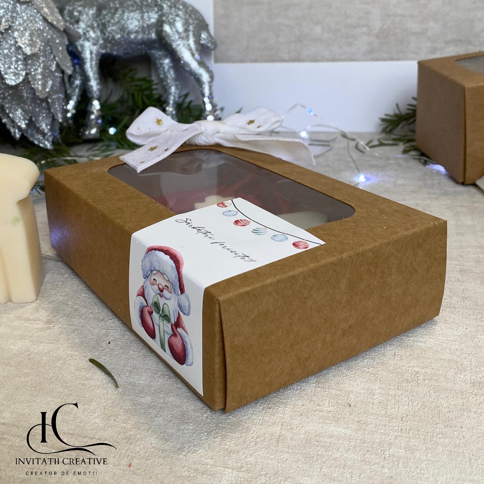 Cadou Sarbatori Lumanare Ceara Soia Parfumata Decorativa Ren - imagine 4