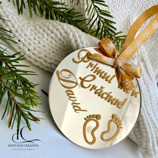 Glob Primul Meu Craciun din plexiglas