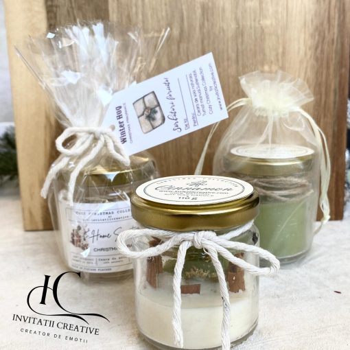 Alternative view of Lumanare Decorativa Cadou Eleganta Cafea cu Mos Craciun