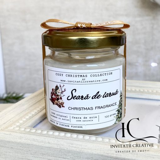 Lumanare Decorativa Cadou Eleganta Seara de Iarna