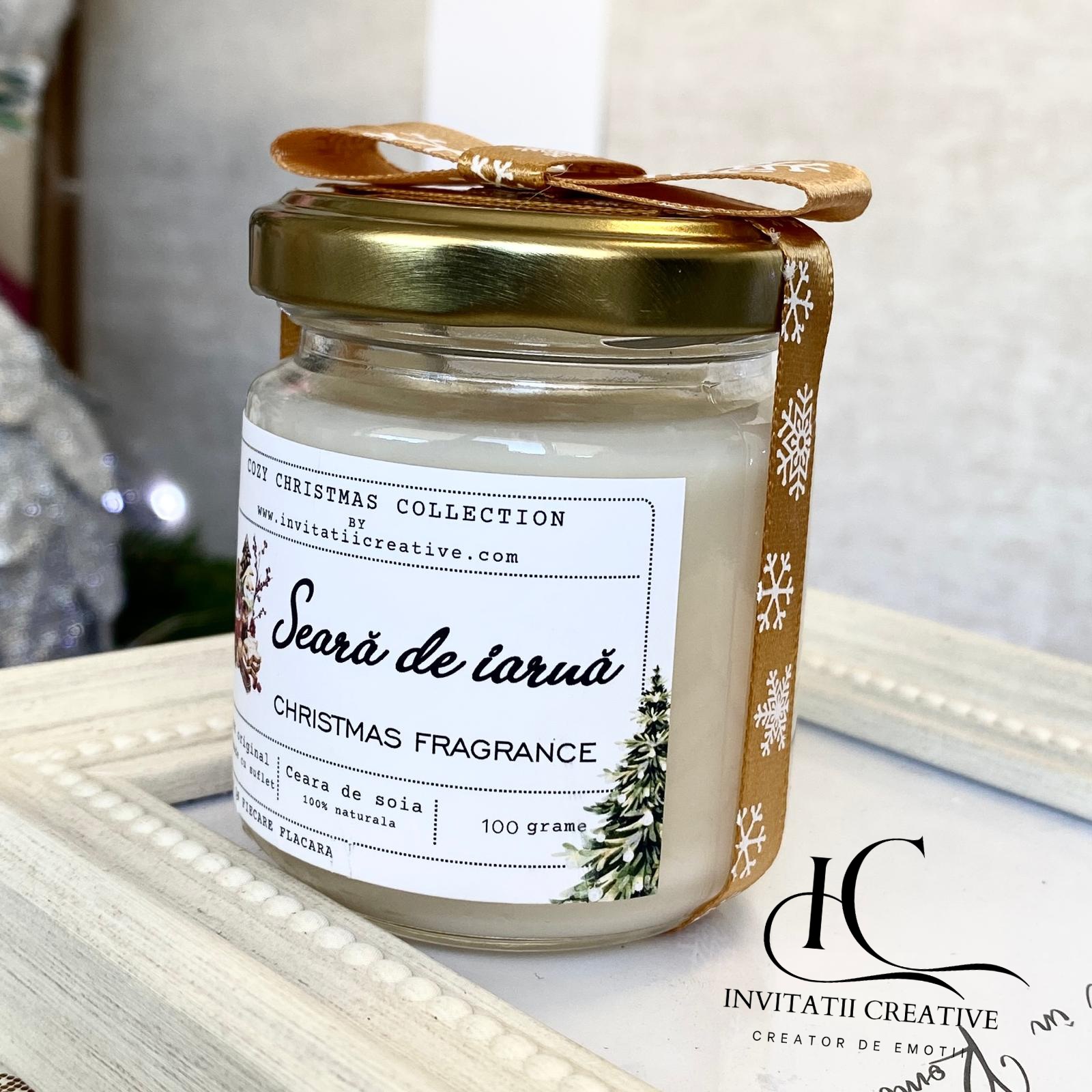 Lumanare Decorativa Cadou Eleganta Seara de Iarna - imagine 3