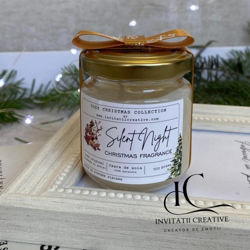 Lumanare Decorativa Cadou Eleganta Silent Night