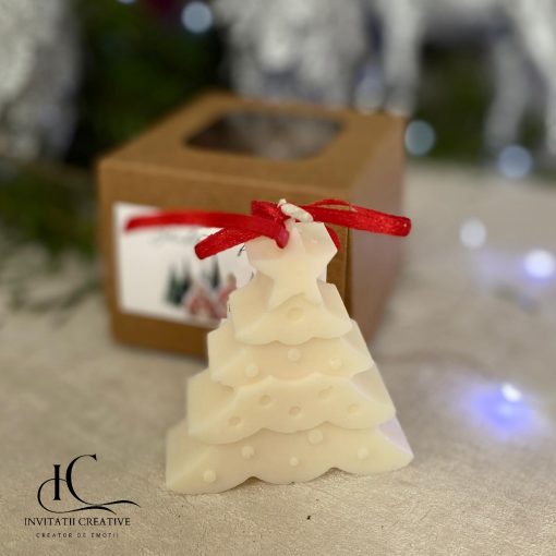 Lumanare Decorativa Parfumata Brad Cadou de Craciun