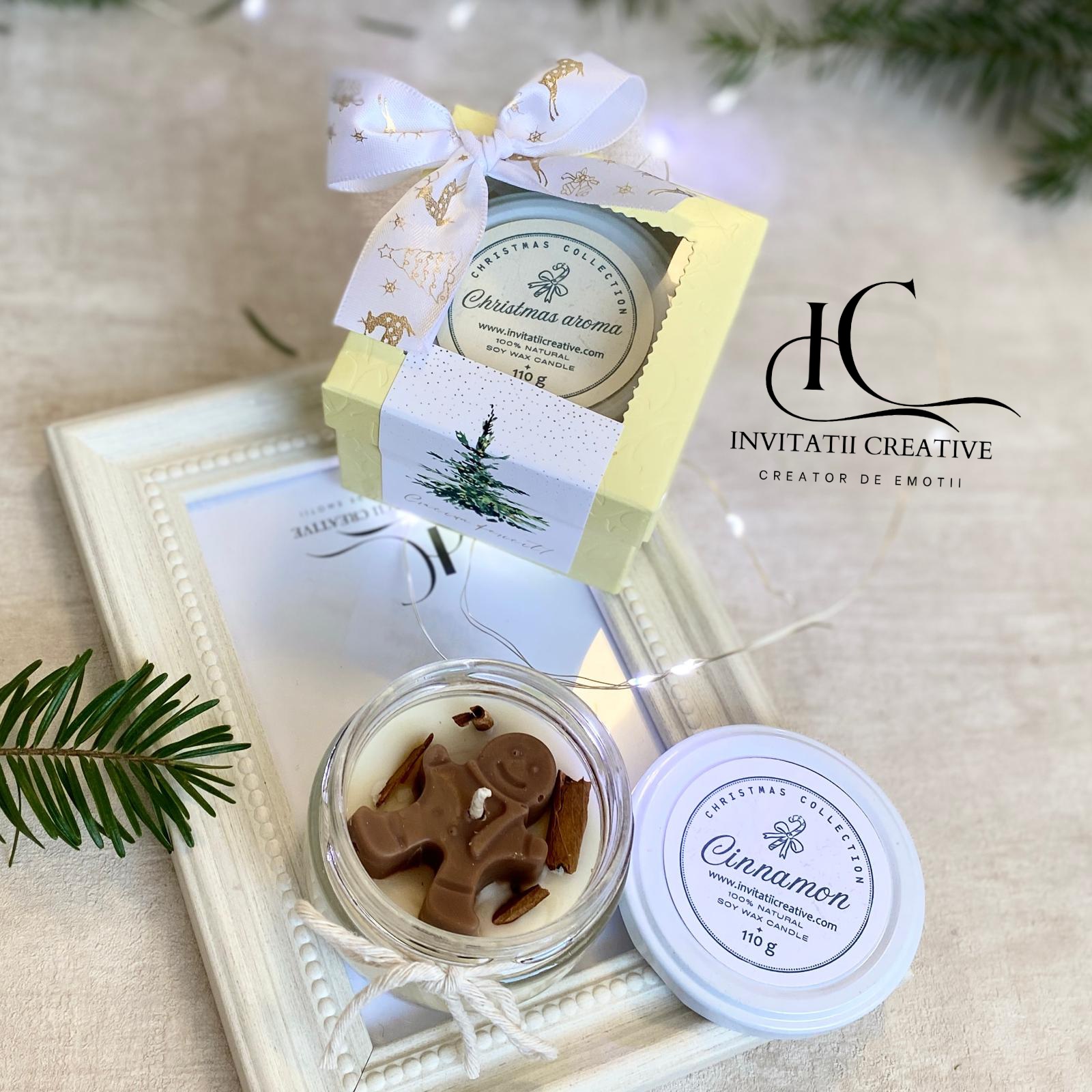 Lumanare Parfumata Cadou Craciun GingerBread