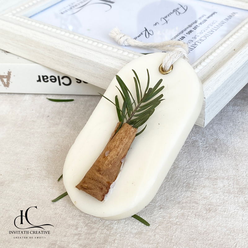 Odorizant decorativ Crăciun scortisoara si crenguta de brad - imagine 3