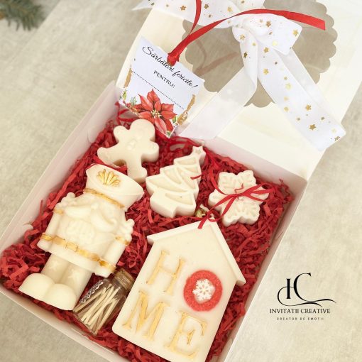 Alternative view of Set Cadou Deluxe Craciun 5 Lumanari Parfumate