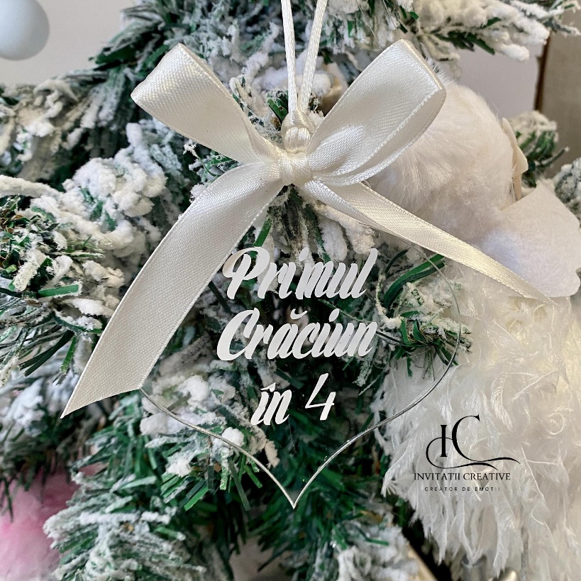 Glob Plexi Transparent PErsonalizat Primul Craciun (1)