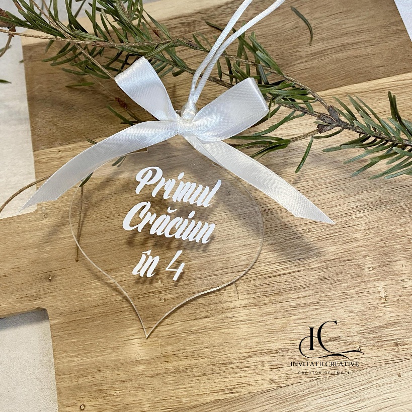 Glob Plexi Transparent PErsonalizat Primul Craciun (2)