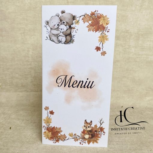Meniu Toamna Botez Familie Ursuleti si Veverita